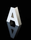 ILLUMINATED - FACE LIT - Lighting effect on the front of the letters. Available in Fabricated Metal, Acrylic and Formed Plastic.