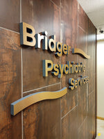 LAMINATED ON FOAM - Metal or Acrylic Laminate on Foam is a light option for interiors. The metal option offers a high-end metal look and the acrylic is perfect for colorful signs.